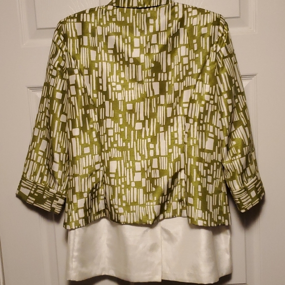 Perceptions Two-Piece Satin Look Skirtsuit - Picture 3 of 6